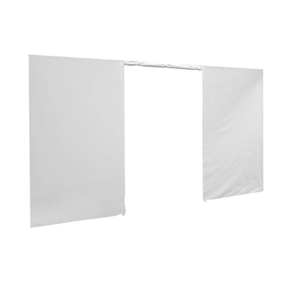 Seitenwand mit Türe, 4.5m, weiss Seitenwand mit Türe, 4.5m, weiss