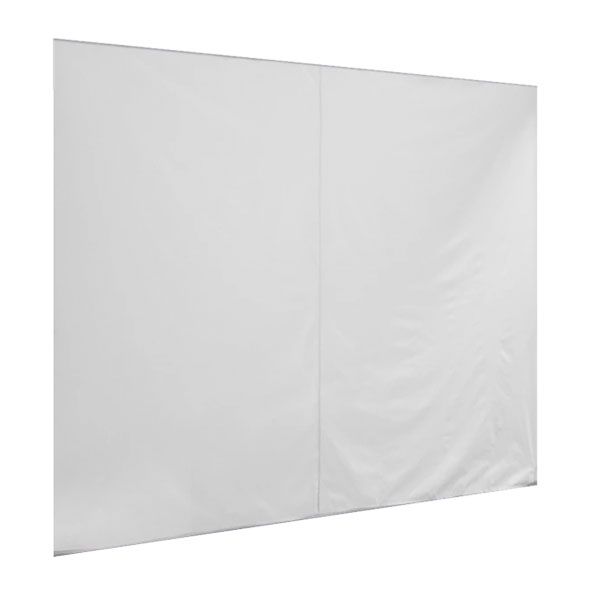 Seitenwand geschlossen, 3m, weiss 