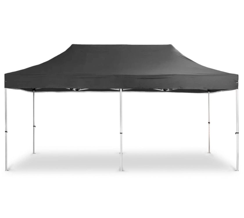 Profi Faltpavillon 3 x 6m, schwarz